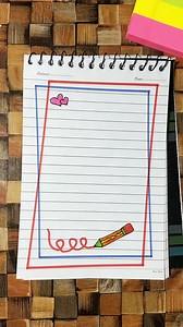Easy & Cute Border Design Ideas for Paper
