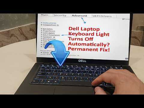 Fix Dell Laptop Keyboard Backlight Auto Turn Off | Keep It Always ON!