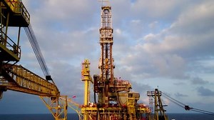 Tender Drilling Oil Rig Barge Oil Stock Footage Video (100% Royalty-free) 1009152563 | Shutterstock