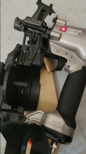 How to load a Porter-Cable Pneumatic RN175C 15-Degree Coil Roofing Nailer