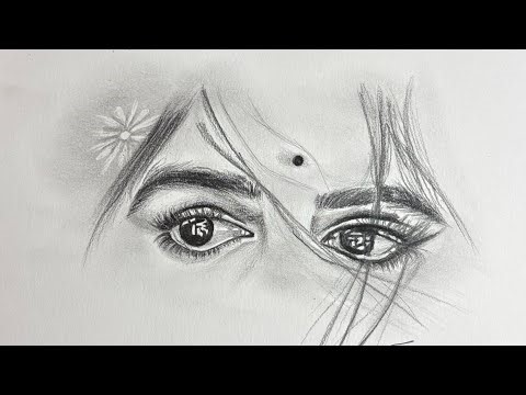 Realastic Eyes Drawing || Step-By-Step Tutorial