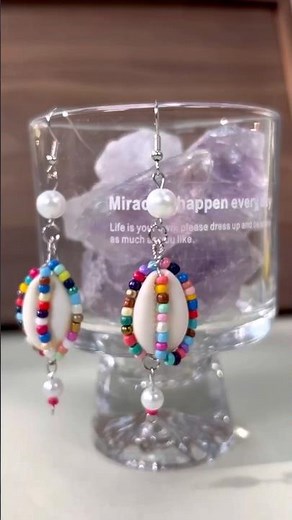 🐚 Easy Shell Earrings DIY | Dainty Beachy Jewelry Tutorial
