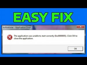 How To Fix The Application 0xc0000005 0xc00000e5 Error in Windows