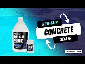 Outdoor and Indoor Non-Slip Concrete, Tile and Stone Sealer and Coating
