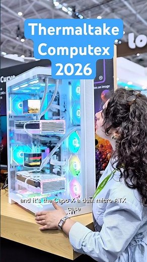 ⁠​⁠‪@thermaltake_na‬ is recreating how PSUs are made and I’m for it! #computex #thermaltake #pc #tech