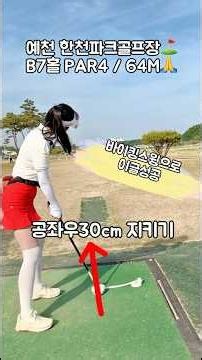 ⛳️바이킹스윙으로 방향성을 절대로 지키기! 이글성공! 예천한천파크골프장 B7! #파크골프자격증 #파크골프지도사실기 #파크골프생체 #파크골프국가자격증 #パークゴルフ #parkgolf