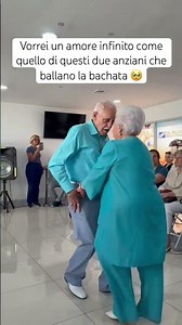 Un amore infinito ♥️ #bachata #anziani #nonni #felicità #amorevero #coppia #relazione #complicità
