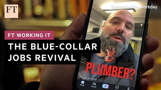 The blue-collar jobs revival: The skills the world needs now | FT Working It | Harley van Swaay