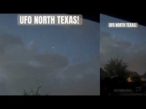 Another angle of the green squid UFO filmed in Dallas, Texas last night