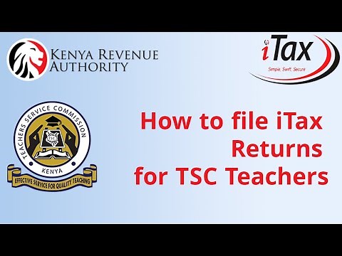 How to file KRA ITAX Returns for TSC Teachers and KNEC Examiners | Withholding Tax