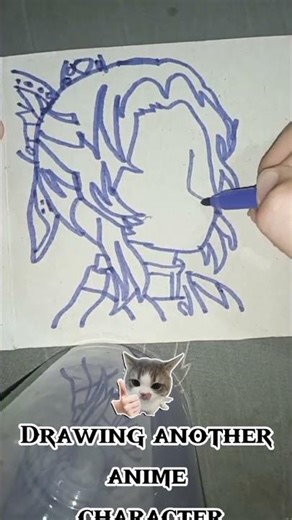 Drawing a character from the Demon slayer #drawing #demonslayer 😝