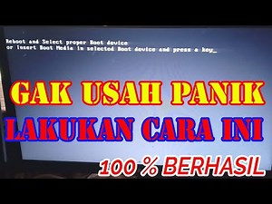 REBOOT AND SELECT PROPER BOOT DEVICE OR INSERT BOOT MEDIA IN SELECTED BOOT DEVICE AND PRESS A KEY