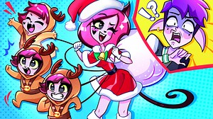 A rosy sleigh?! 😂❄ warm and funny christmas story with family and crush by teen-z house: | Teen-Z