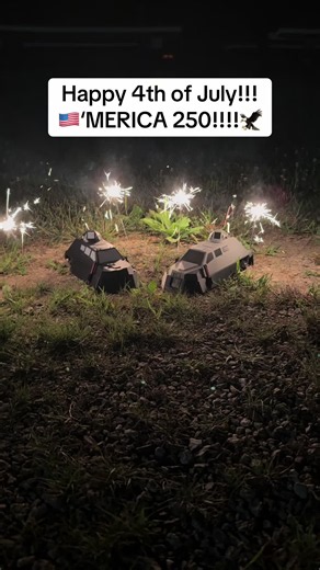 Happy July 4th, wasn’t able to get outside last night so I did it tonight!! #3dprinting #tiv2 #TIV #stormchasing #interceptor @🌀-TOUCH-🌀 @⛈️🌪️Joulian🌪️⛈️ @Thunder