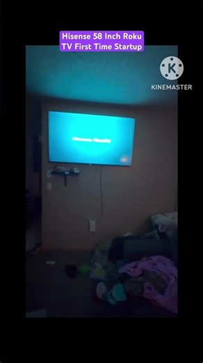 Hisense 58 Inch Roku TV Startup And Shutdown