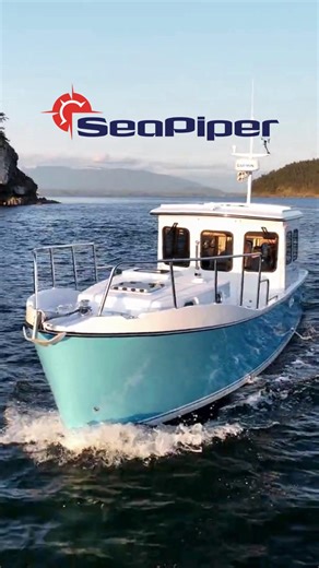 With freedom to roam, adventure awaits. #SeaPiper #SeaPiper37 #FreedomtoRoam #Trawler #LRC | SeaPiper