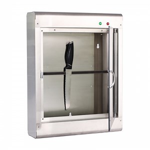 [Hot Item] Stainless Steel UV Sterilizer for Knives Disinfection with Magnetic Rack