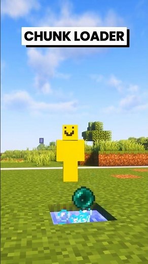 Minecraft Easiest Chunk Loader (1.21+) #minecraft #shorts