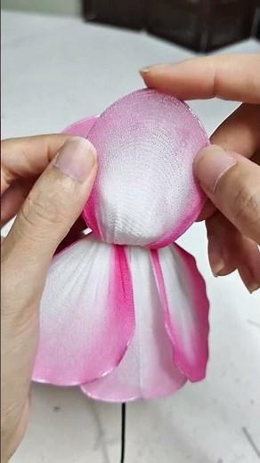 How to Make a Realistic Pink Rose 🌸 | DIY Silk Fabric Flower Tutorial | Handmade Flower Craft