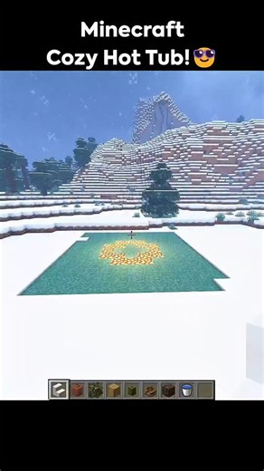 EASYCRAFT | Minecraft Cozy Hot Tub!  . . #minecraft #minecraftbuilding #minecraftbuilds #minecrafttutorial | Instagram