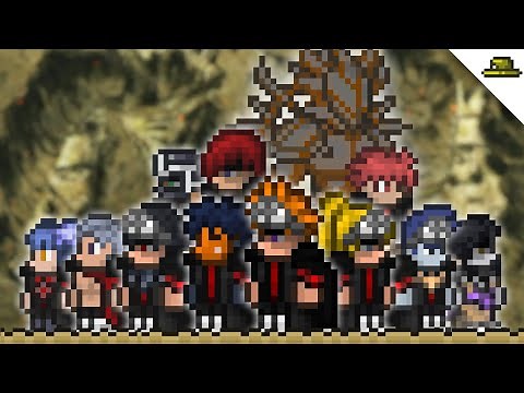 NARUTO AKATSUKI | TERRARIA CUSTOM CHARACTERS | VANITY SETS AND HOW TO MAKE THEM!