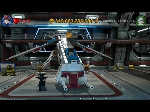 LEGO Star Wars III: The Clone Wars - All Republic Airships