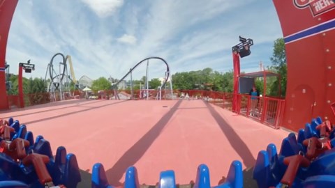 Twizzlers Twisted Gravity POV Ride at Hersheypark