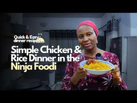 Easy Dinner Recipes | Simple Chicken & Rice Dinner in the Ninja Foodi | Ninja Foodi Recipes
