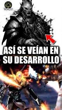 Así lucían en God of War durante el desarrollo los personajes #trytiger