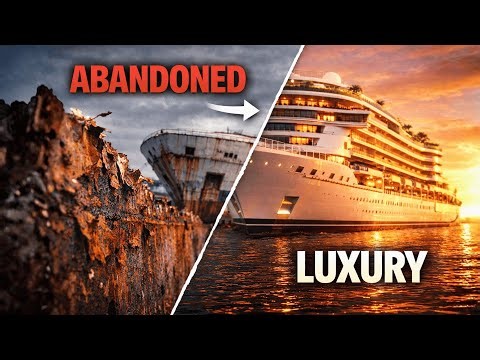 I Spent 2 Years Transforming an Abandoned Cruise Ship into a LUXURY CITY!