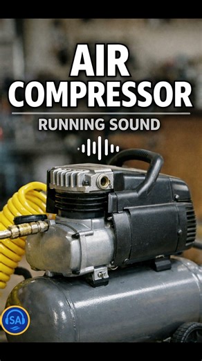 🔧 Small Air Compressor Running Sound Effect #Shorts
