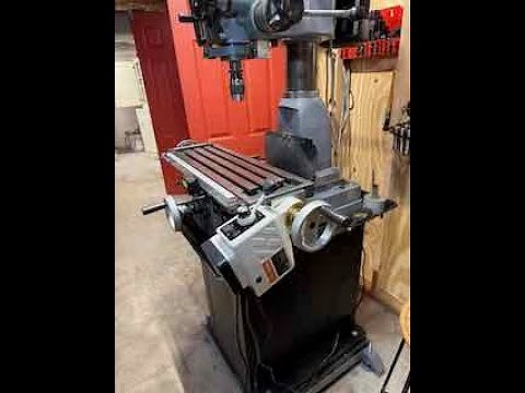 Vevor Power feed on a Round Column Mill