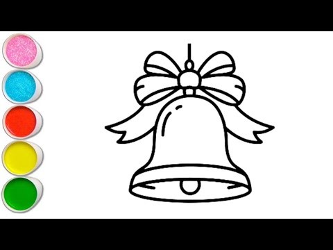 🎄 Christmas Bell Drawing for Kids | Easy & Cute Christmas Drawing