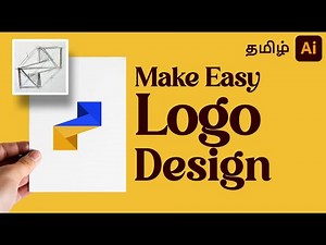 Easy Logo Design in Adobe Illustrator | Tamil Tutorial