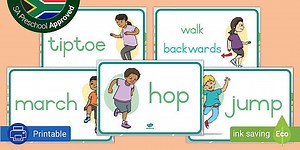 Preschool: Gross Motor Movement Posters