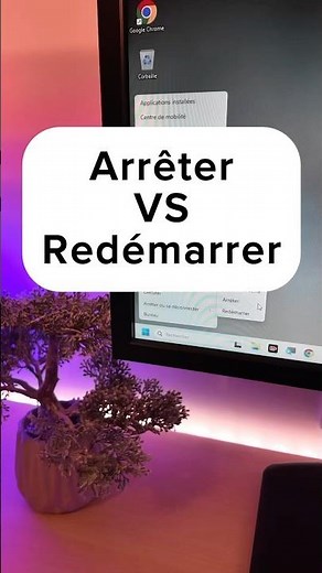 Quelle différence entre « Arrêter » et « Redémarrer » ?