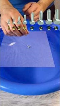 How many layers does it take to make the object float? 🤔#experiment #satisfying #physics #shorts