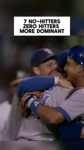 Nolan Ryan threw 7 no-hitters, the most in MLB history. His 1st was in 1973 at age 26, and his last was in 1991 at age 44. #nolanryan ##baseball #MLB #nohitter | Feelings Baseball