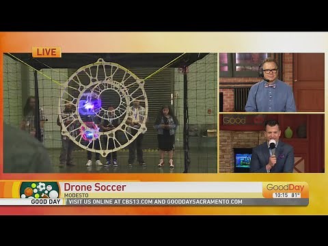 Drone Soccer At Modesto Junior College!