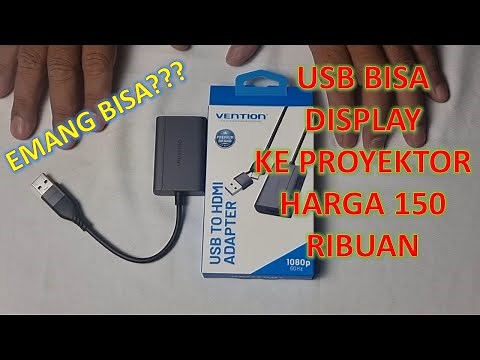 Review & Cara Penggunaan Converter USB to HDMI Vention - Mirroring & Extended Display!