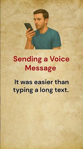 Sending a Voice Message || Learn English! 🚀 #learnenglish #shorts #viral #viralshorts