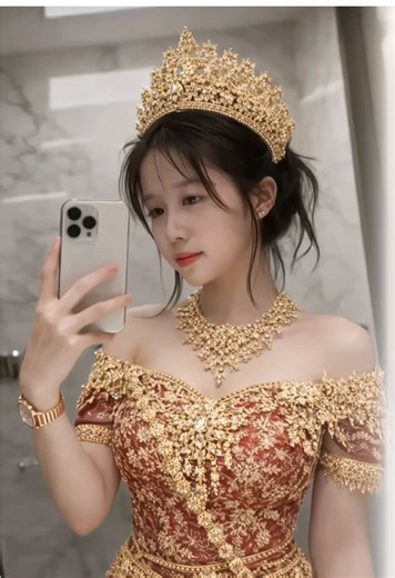 Cambodian Traditional Wedding Attire Tutorial