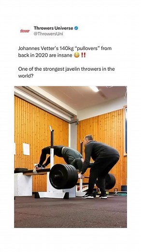 FITNESS | HEALTH | MINDSET & SELF DEVELOPMENT on Instagram: "Crazy lift from Johannes Vetter back in 2020  @musclemorph_ @throwersuniverse #musclemorph #weightlifting"