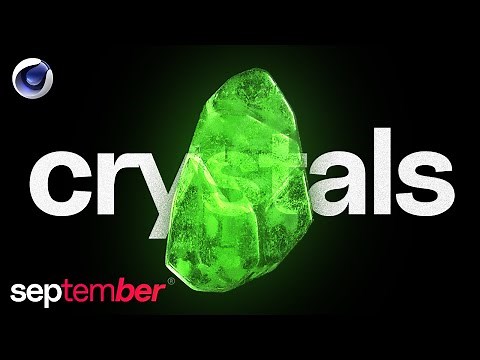 Guide to CRYSTALS in Cinema 4D and Octane │ september ®