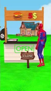 Spider-man vs Hulk: Greed vs Kindness - Never Give Up #roblox #funny #animation #spiderman