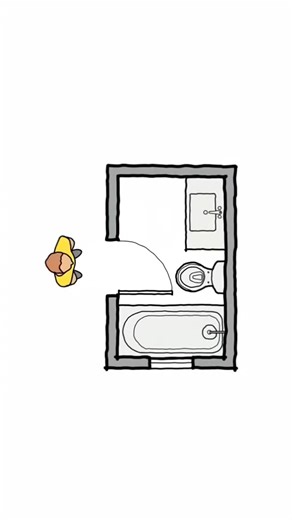 The_Brown_studio on Instagram: "Watch Before Designing Your Bathroom 😍💡 (Functional & Stylish Bathroom Layouts) DM for more information 👉🏻🤗 ##reelsinstagram #reelsindia #instareels #reelitfeelit #homereels #designreels #interiorreels #viralaesthetic#BathroomLayout #BathroomPlanning #SpaceSavingDesign #SmallBathroomIdeas#BathroomDecor #ModernBathroom #LuxuryBathroom #BathroomGoals"