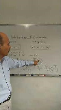 punto intersección de dos rectas #matematicas