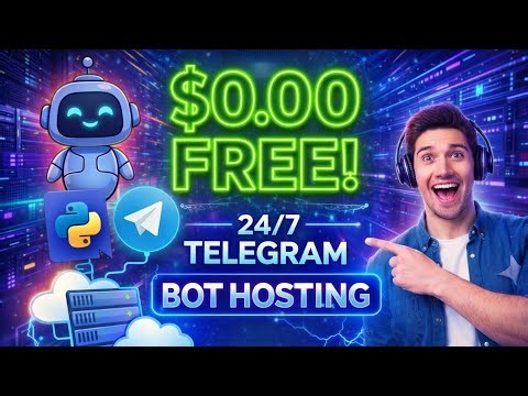 ​How to Host Telegram Bots 24/7 for FREE! 🚀 (No Credit Card)