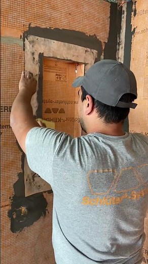 Réalisation d'une niche pour douche