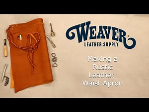 Rustic Leather Waist Apron